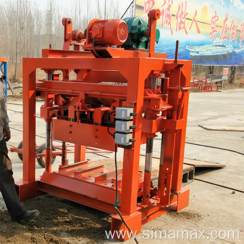 Manual Concrete Hollow Block Making Machine180*115*90